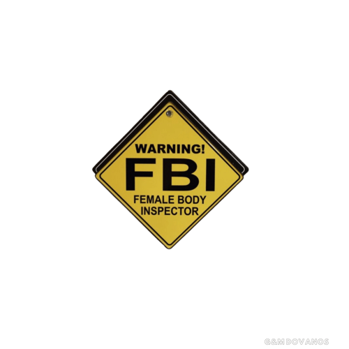 Ženklas - kortelė "FBI"